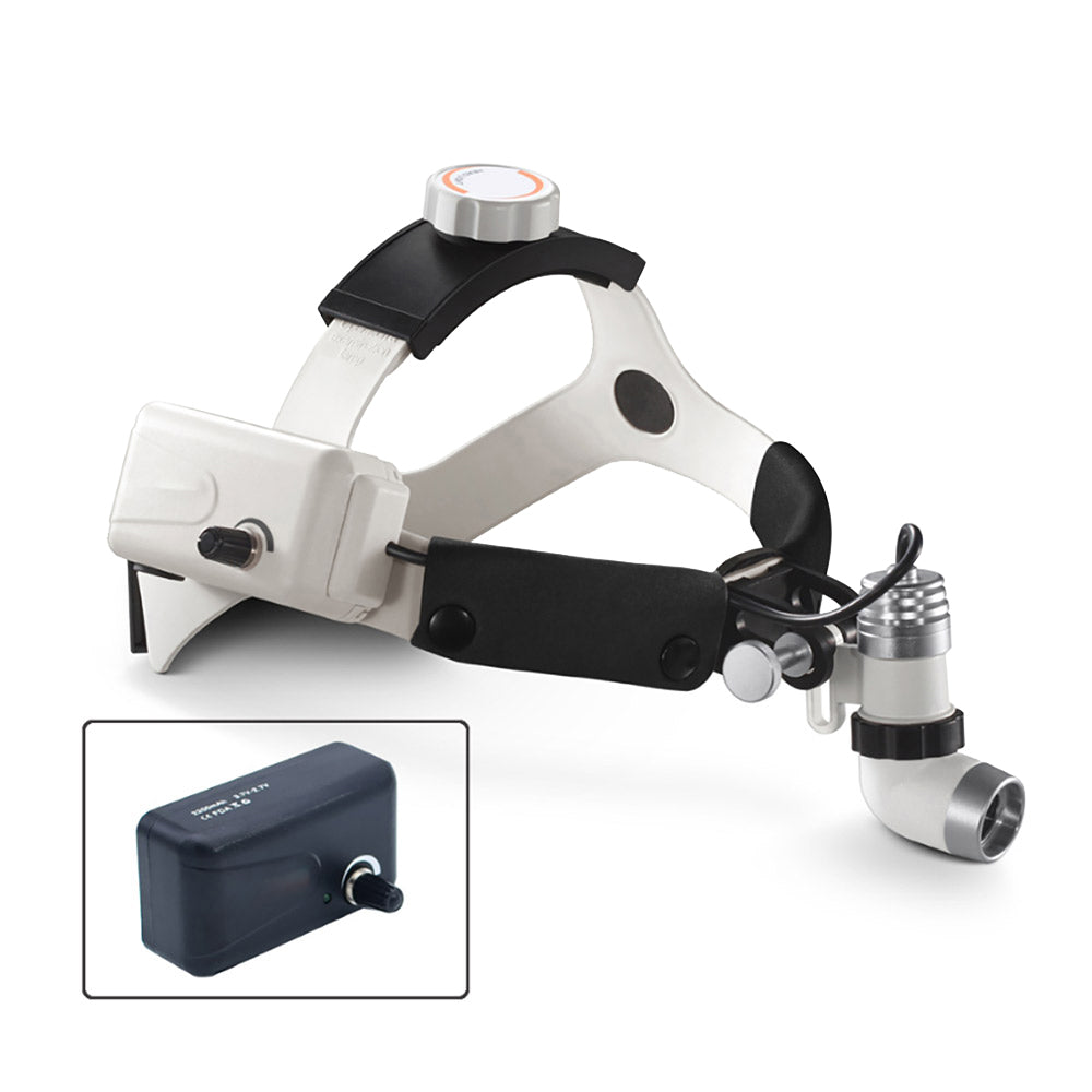 LED Surgical Headlight Dual Battery Supply 3W High Brightness Headlight #