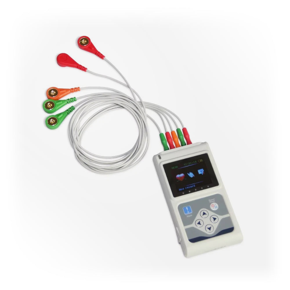 Holter ECG Monitor Device Electrocardiograph Dynamic Machine 24h ECG Holter #