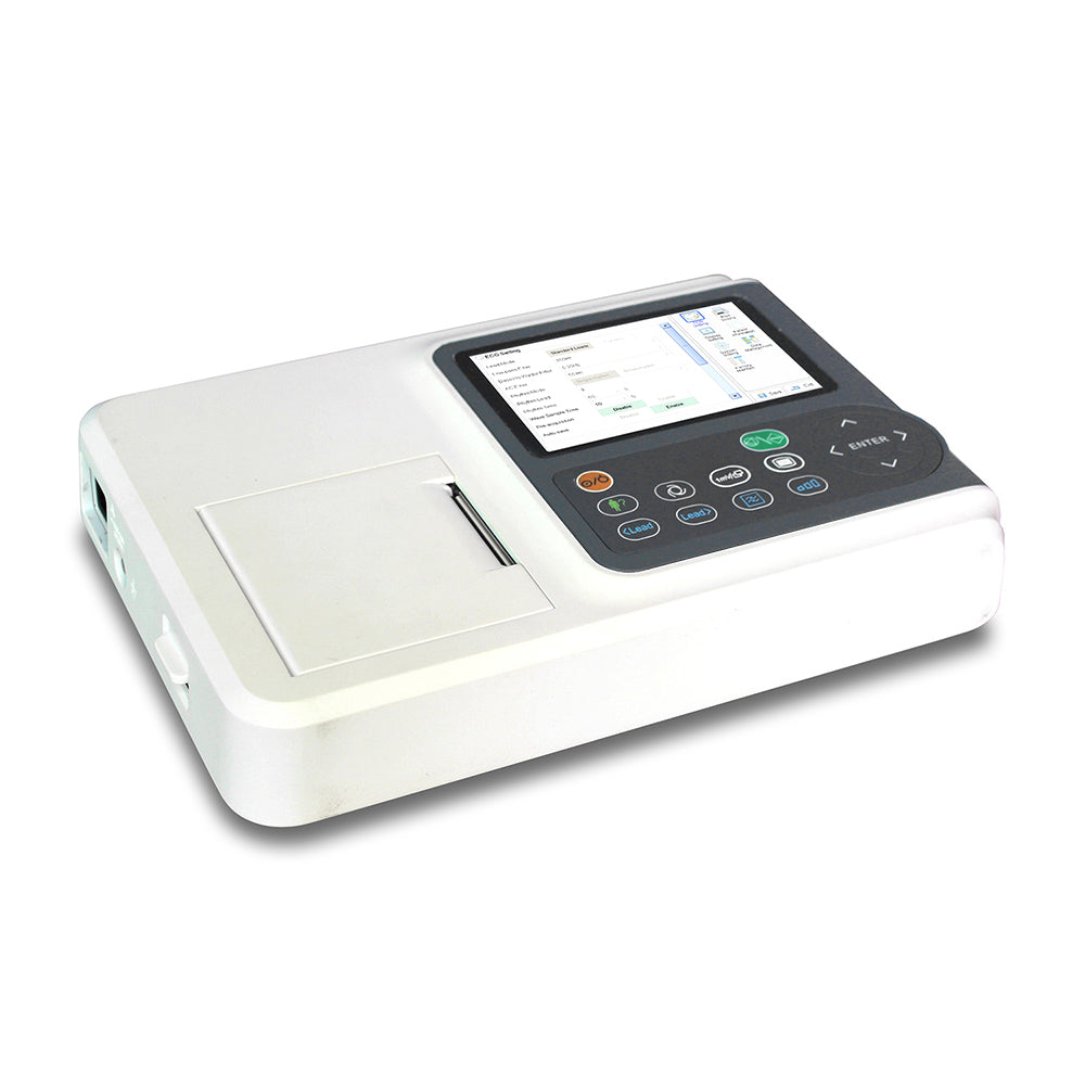3 Channel Ekg Device Portable Electrocardiograph #