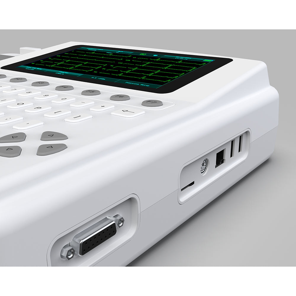 12 Channel Touch Screen ECG Machine Electrocardiograph Machine #