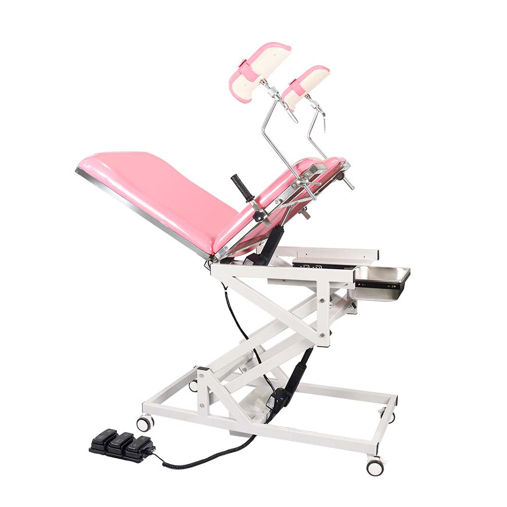 Hospital Gynecology Exam Table Electric Obstetric Bed #