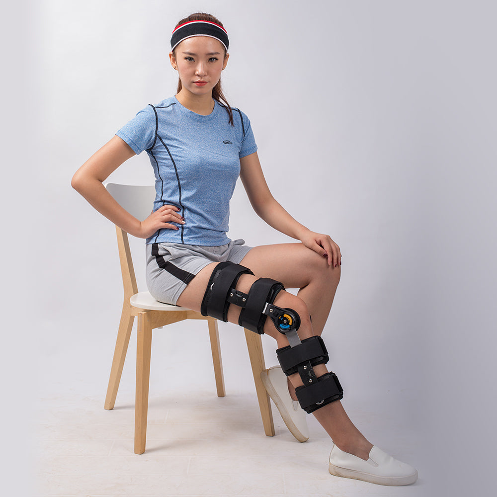 FDA Adjustable Knee Splint for Pain Relief and Physical Therapy #