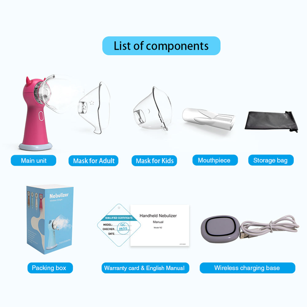 Baby Asthma Nebulizer Handheld Mesh Nebulizer Machine #