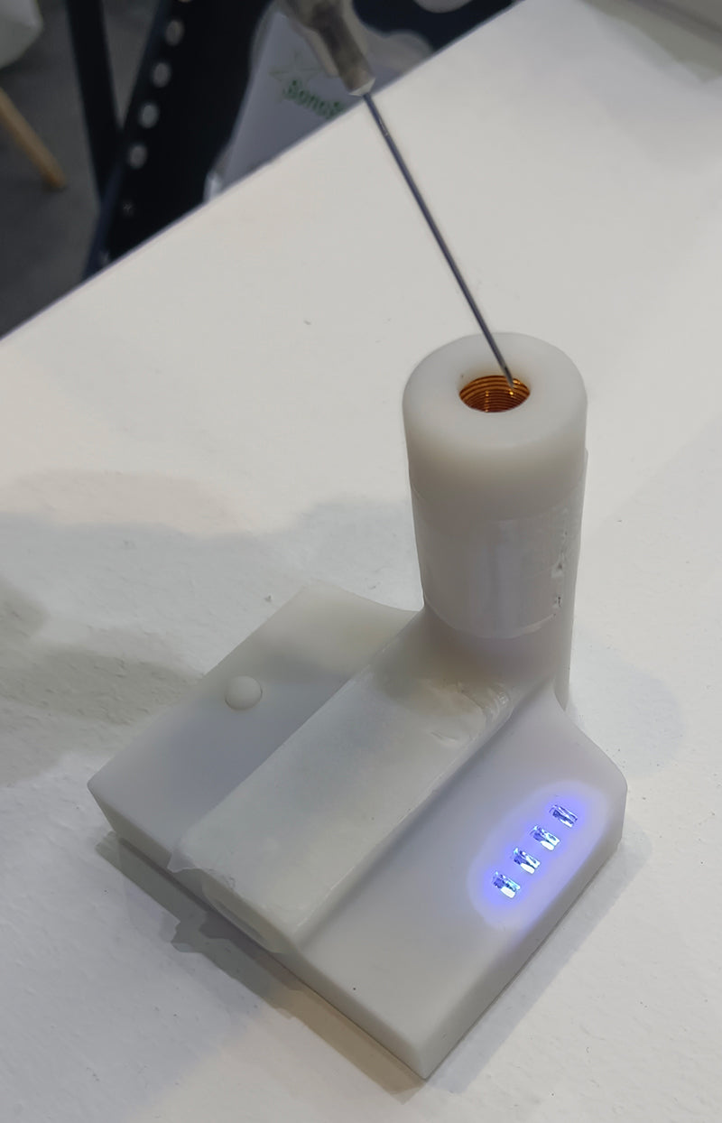 Global Healthcare Medical palm-sized wireless linear color Doppler ultrasound scanner with magnetic navigation for precise needle visualization