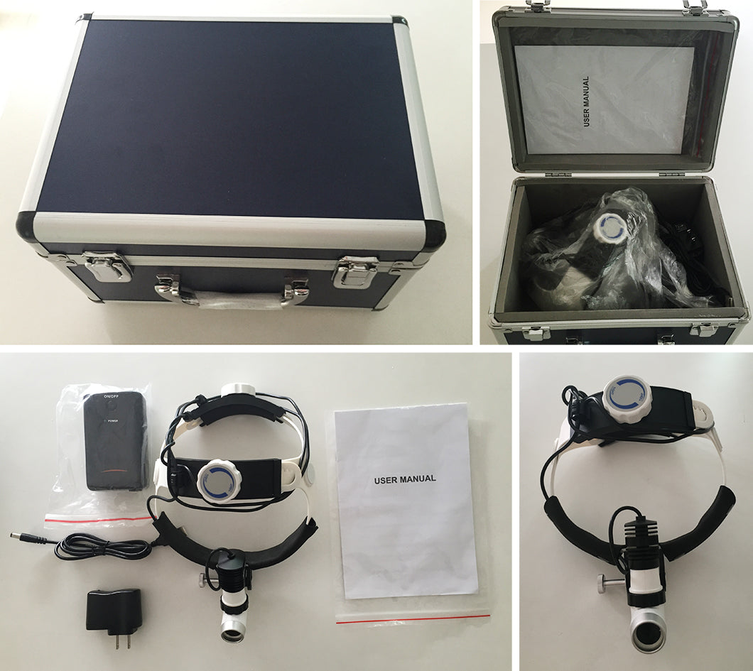 ENT Headlight Rechargeable Surgical Medical 5W LED Dental Headlamp #