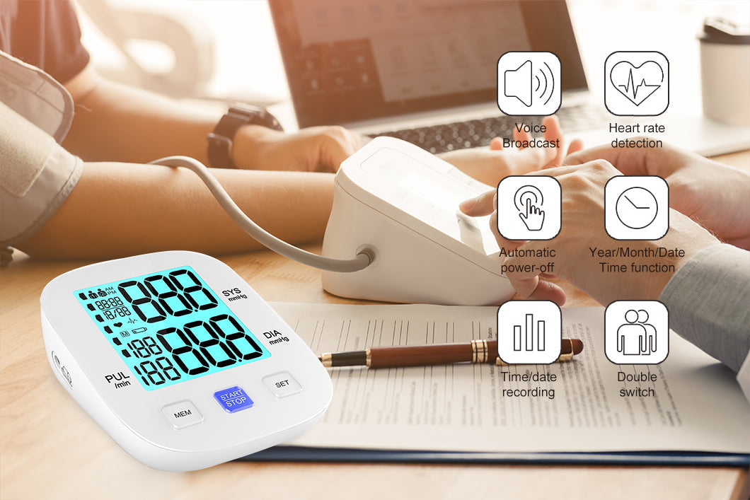 Arm Sphygmomanometer Automatic Blood Pressure Monitor #