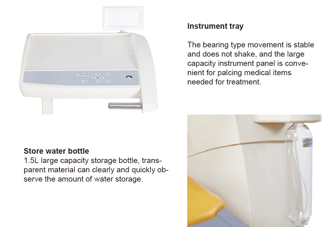 In Stock Dental Chair Hospital Clinic Dental Colorful Soft Dentist Chair #