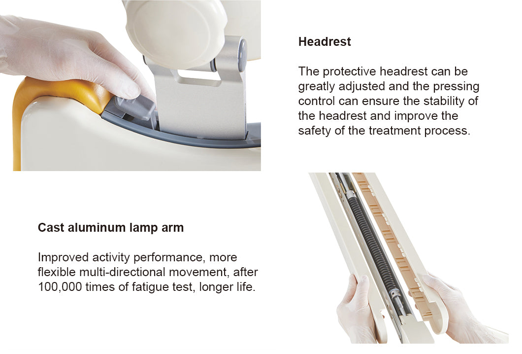 In Stock Dental Chair Hospital Clinic Dental Colorful Soft Dentist Chair #