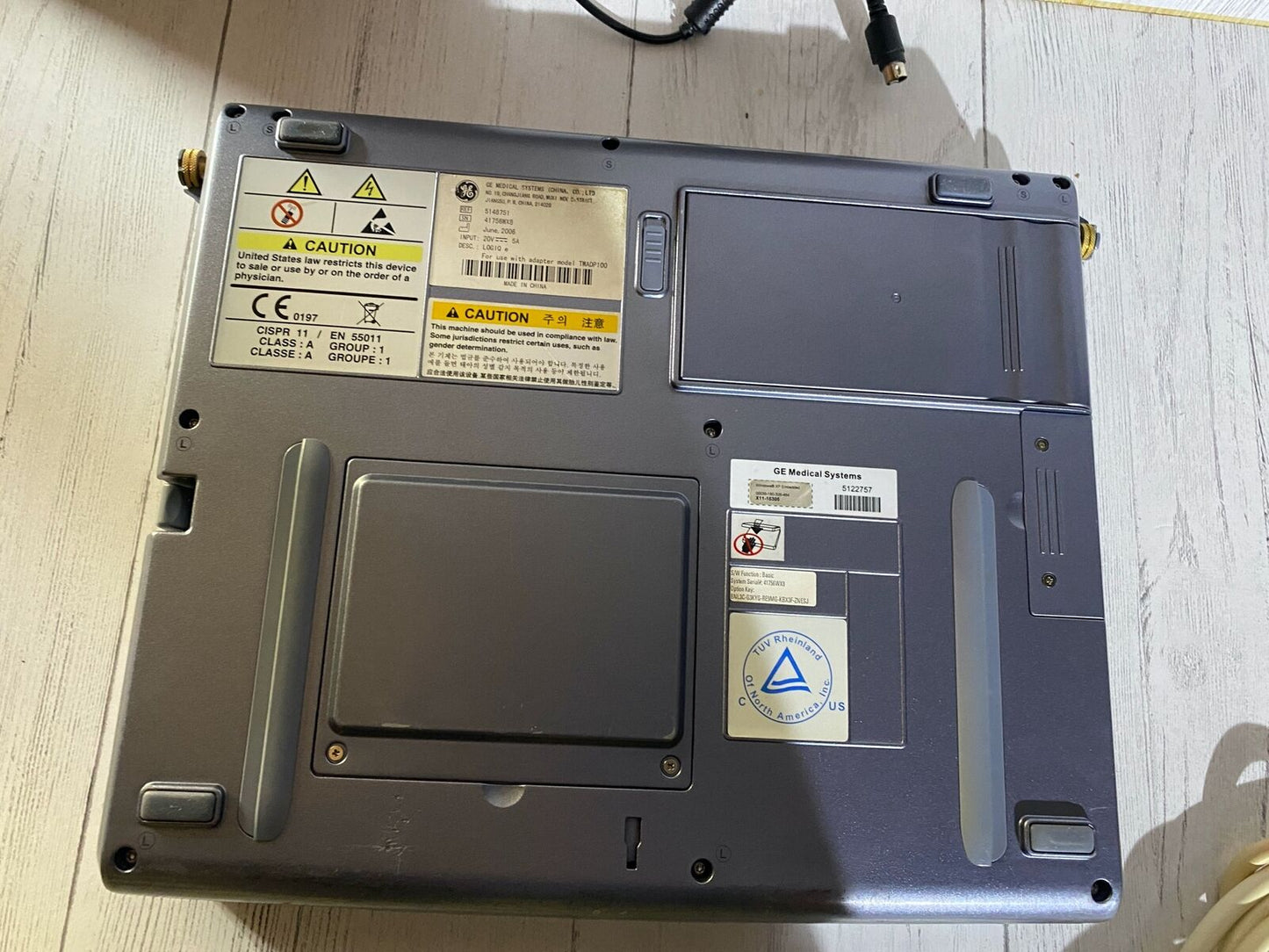 Ge Logic E portable Ultrasound machine with one linear array prone L8-8S -2006 #