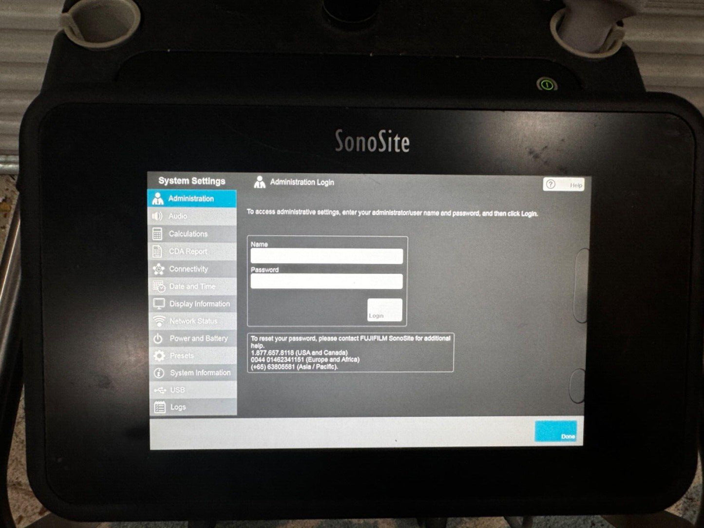 Sonosite X-porte Ultrasound with one C60XP Abdominal Probe #