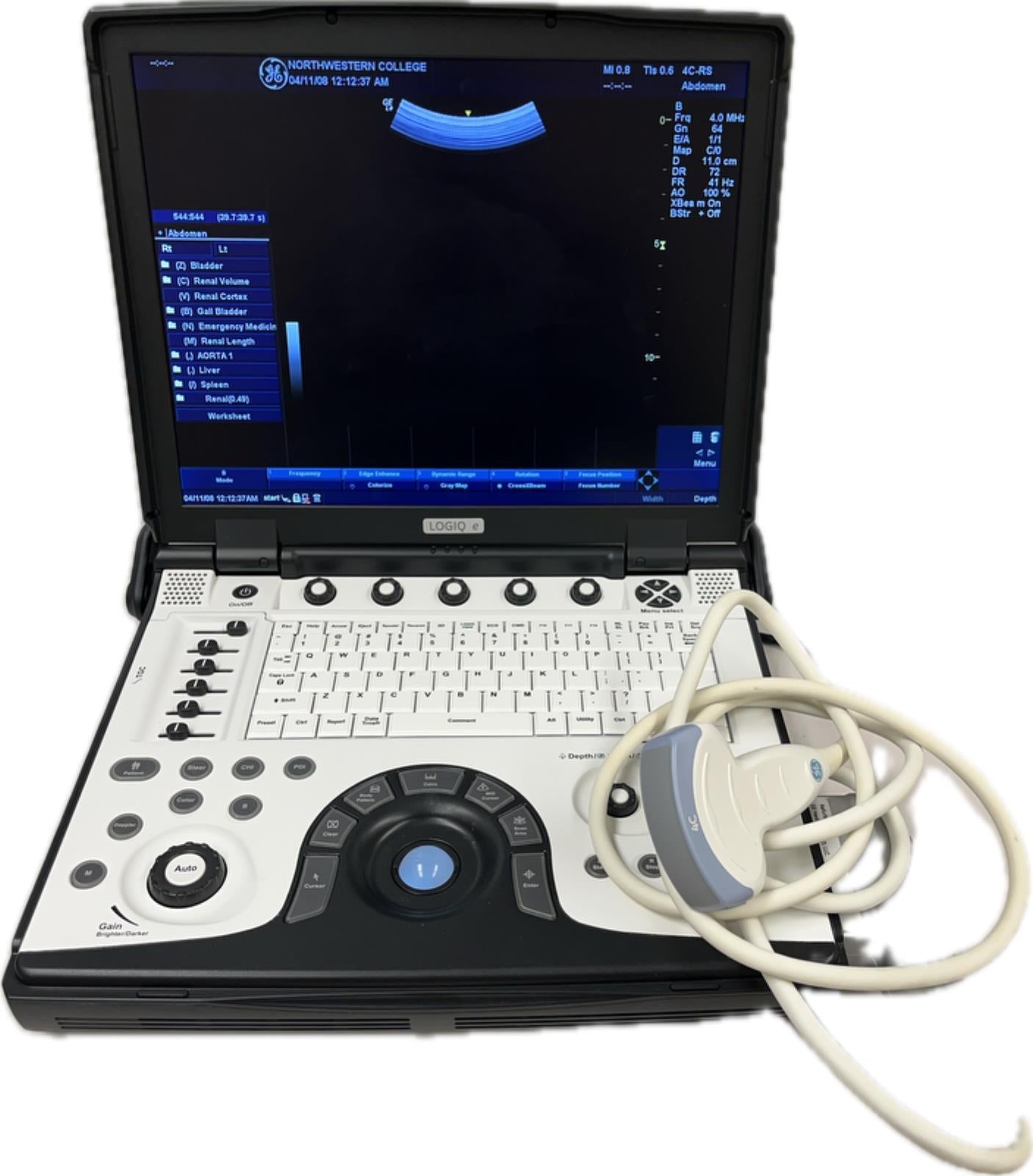 GE Logiq E 2013 portable ultrasound Without Any Probe R7 All Options Activated #