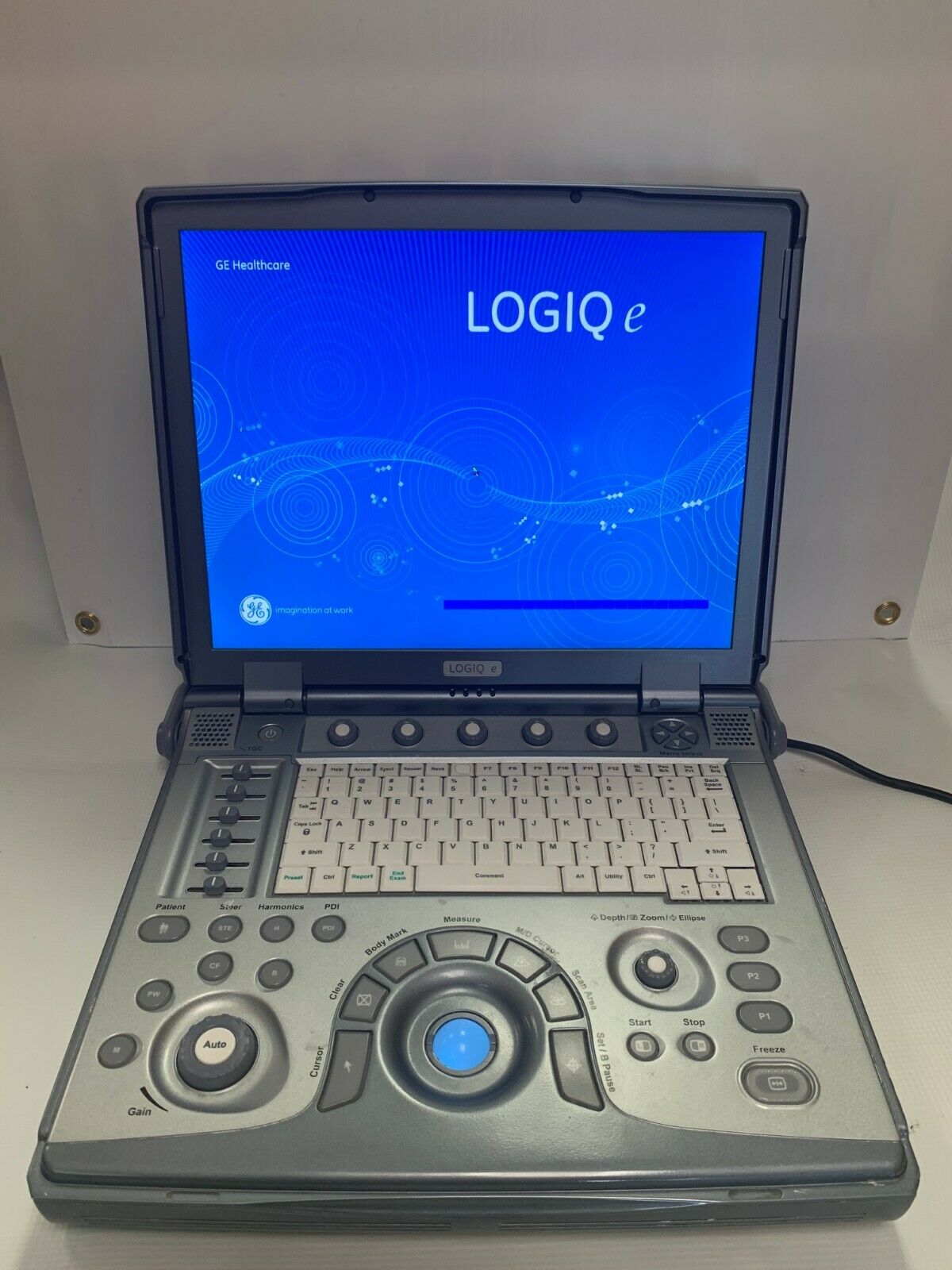 GE Logiq E Color Ultrasound Scanner, 3 probes Cardiac,Linear, convex 2011 #