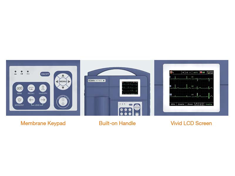 VE-300 3-Channel Veterinary ECG