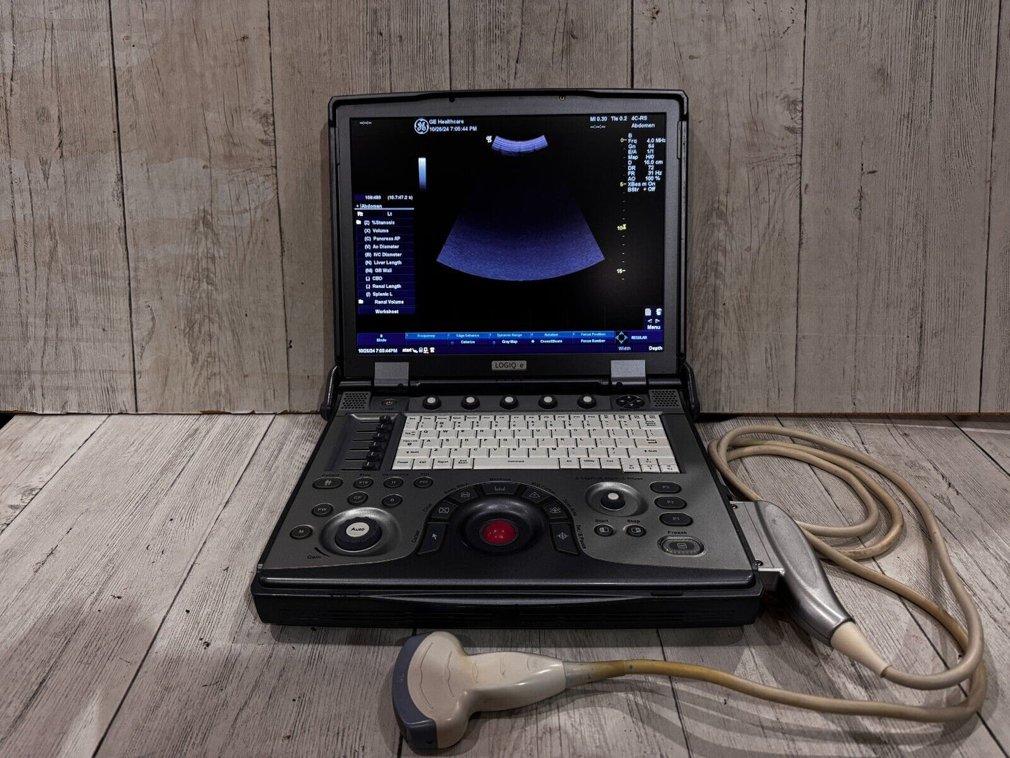 GE Logiq E portable ultrasound Without Any Probe #