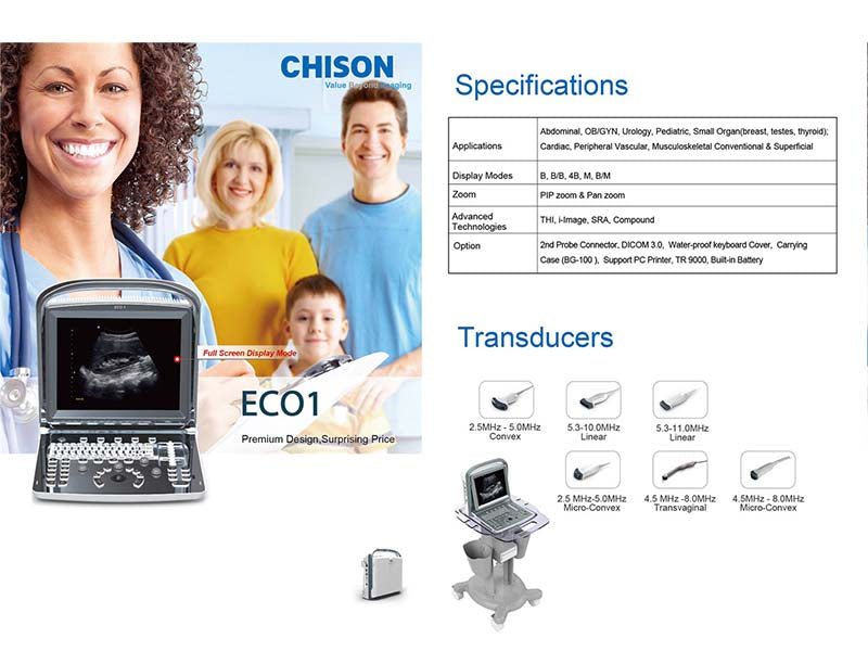 Chison ECO1 Portable B&W Ultrasound