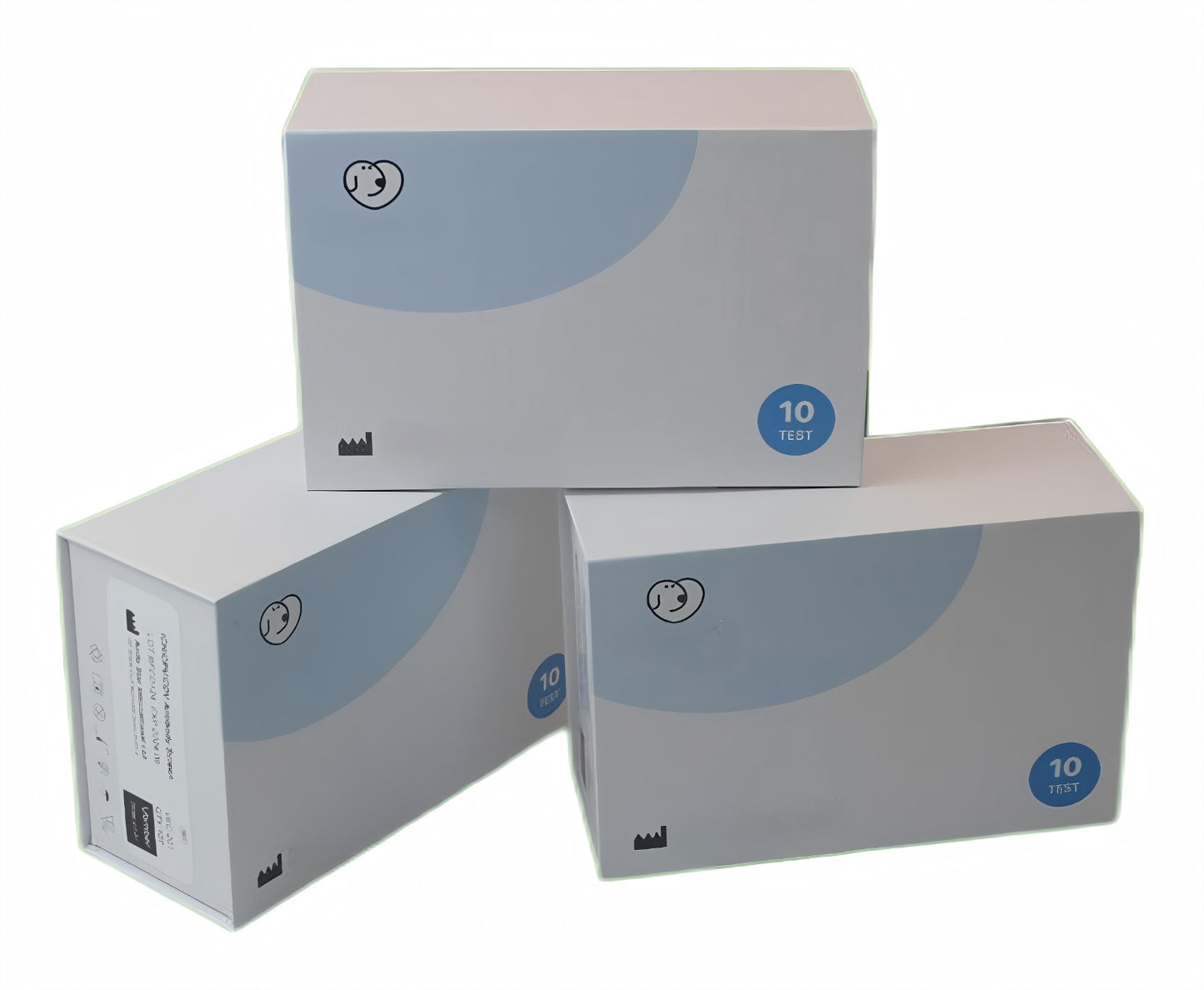 Canine ICH/CPV/CDV/LEPTO/TOXO IgG Antibody Rapid Test(A box contains two units)#