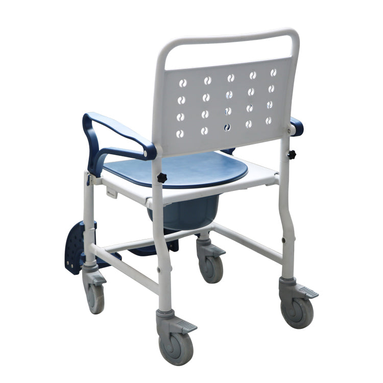 Commode Wheelchair Multifunctional Shower Toilet Bath Chair #