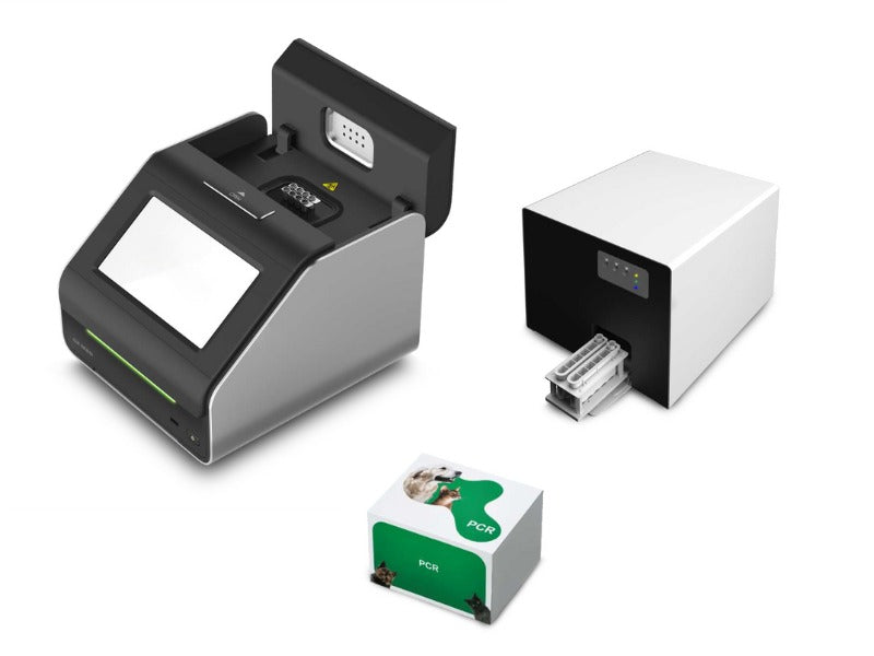 GHM-8 Plus Veterinary Portable Real-time PCR Instrument & GHM-NP2 Veterinary Automatic Nucleic Acid Automatic Extractor(1 Set) #