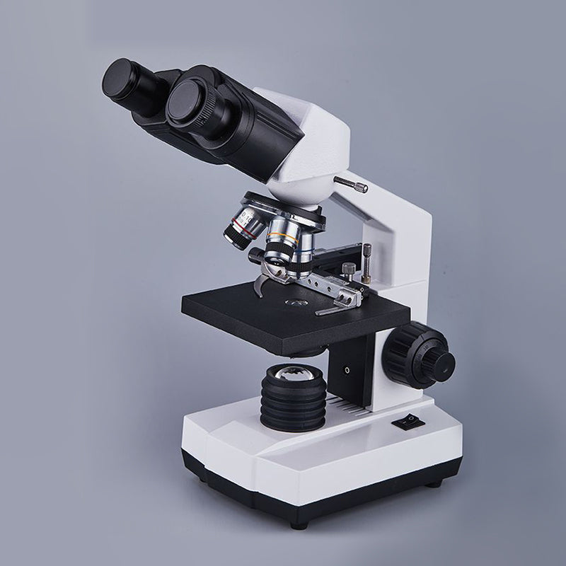 In Stock Binocular Microscope Lab Optical Research Microscope #