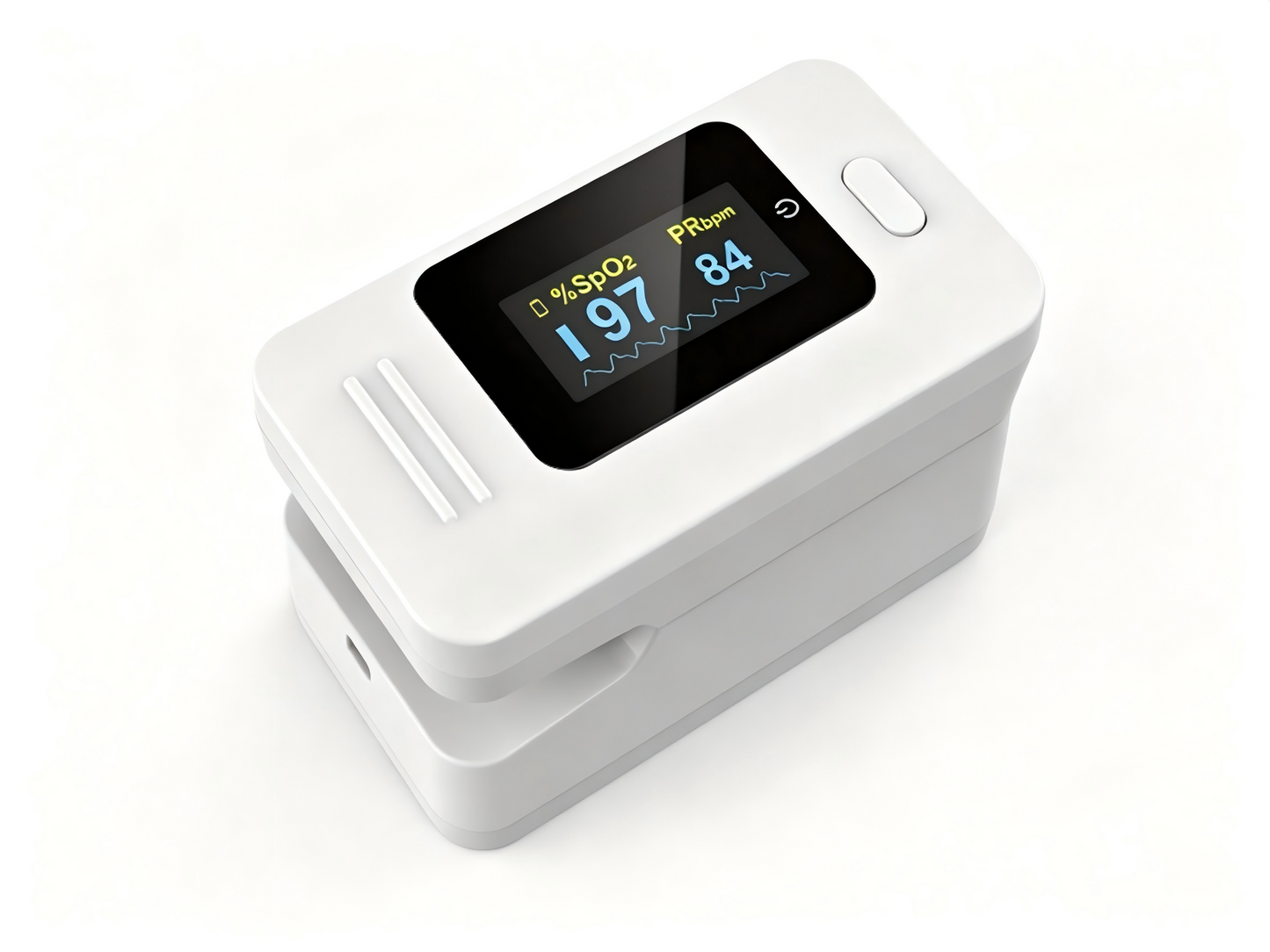 CMS50D4 Fingertip Pulse Oximeter | Portable SpO2 Monitor with Adjustable Display #