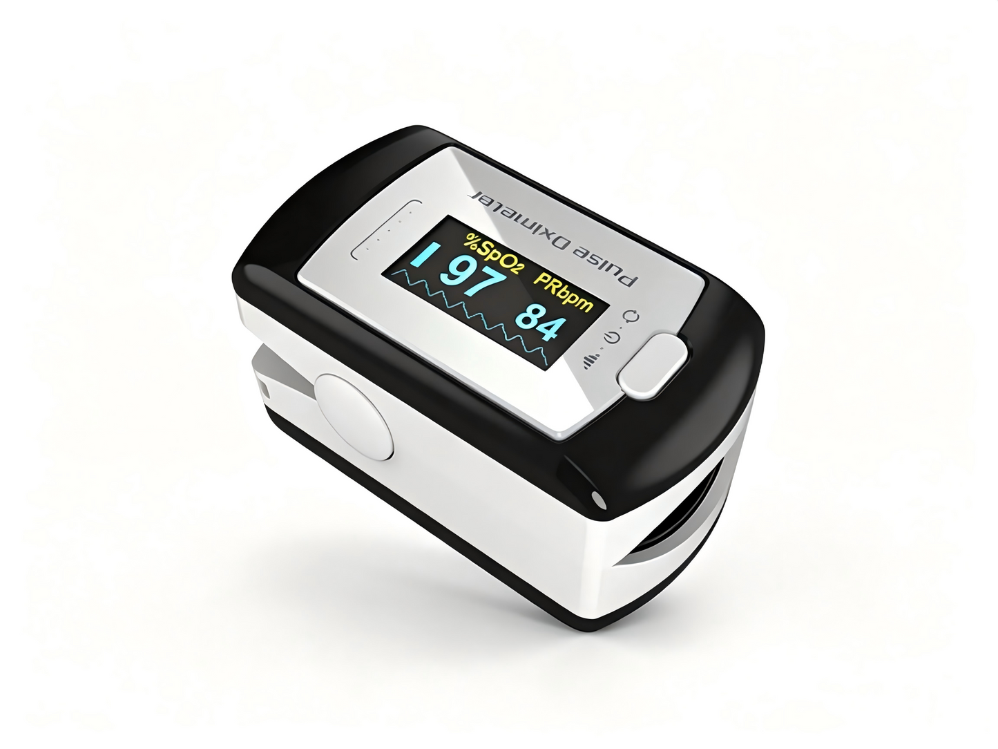 CMS50ED Fingertip Pulse Oximeter | Dual-Color OLED SpO2 Monitor with Rechargeable Battery #