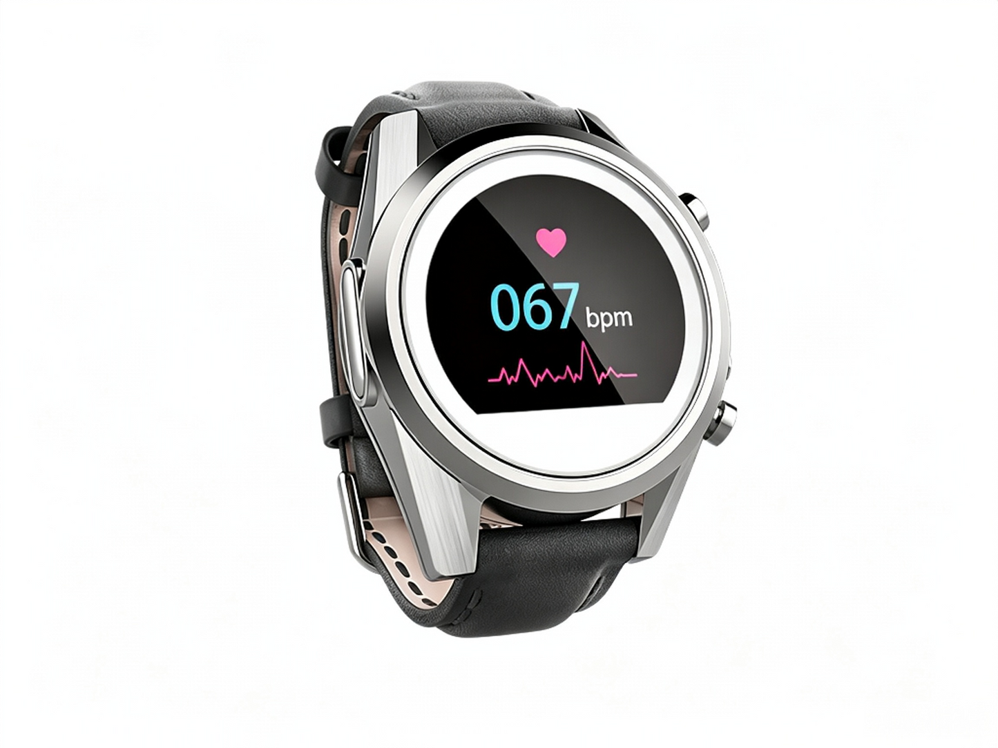 CMS50K1 Wearable ECG/SpO2 Monitor | Smart Health Watch with Pedometer #