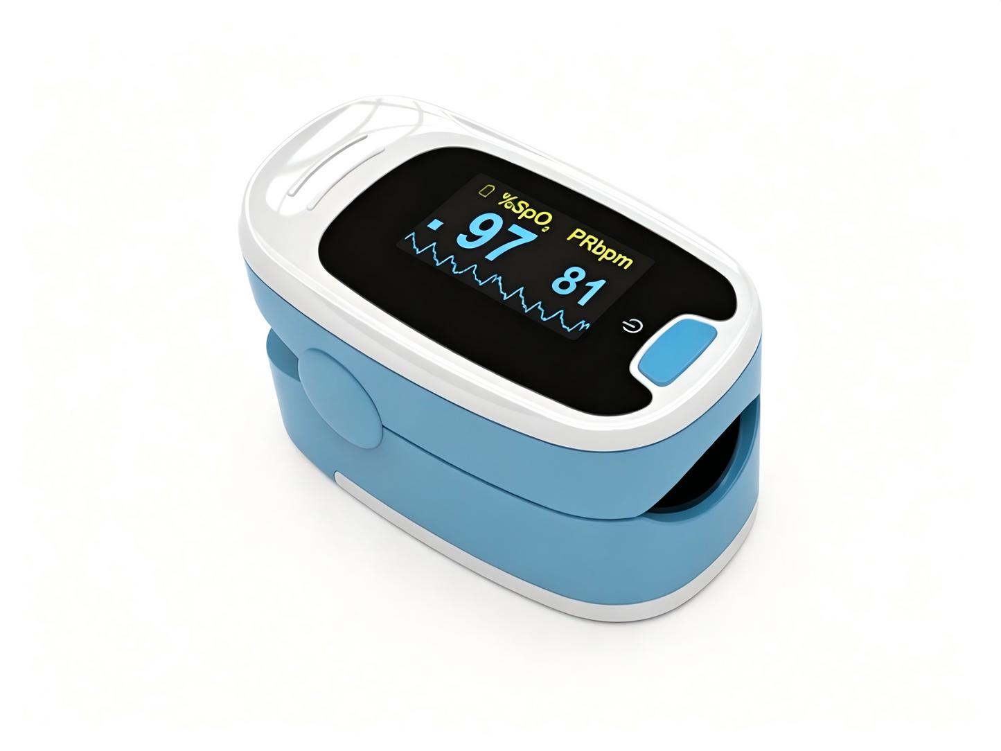 CMS50NA Fingertip Pulse Oximeter | Portable SpO2 Monitor with Pulse Waveform Display #
