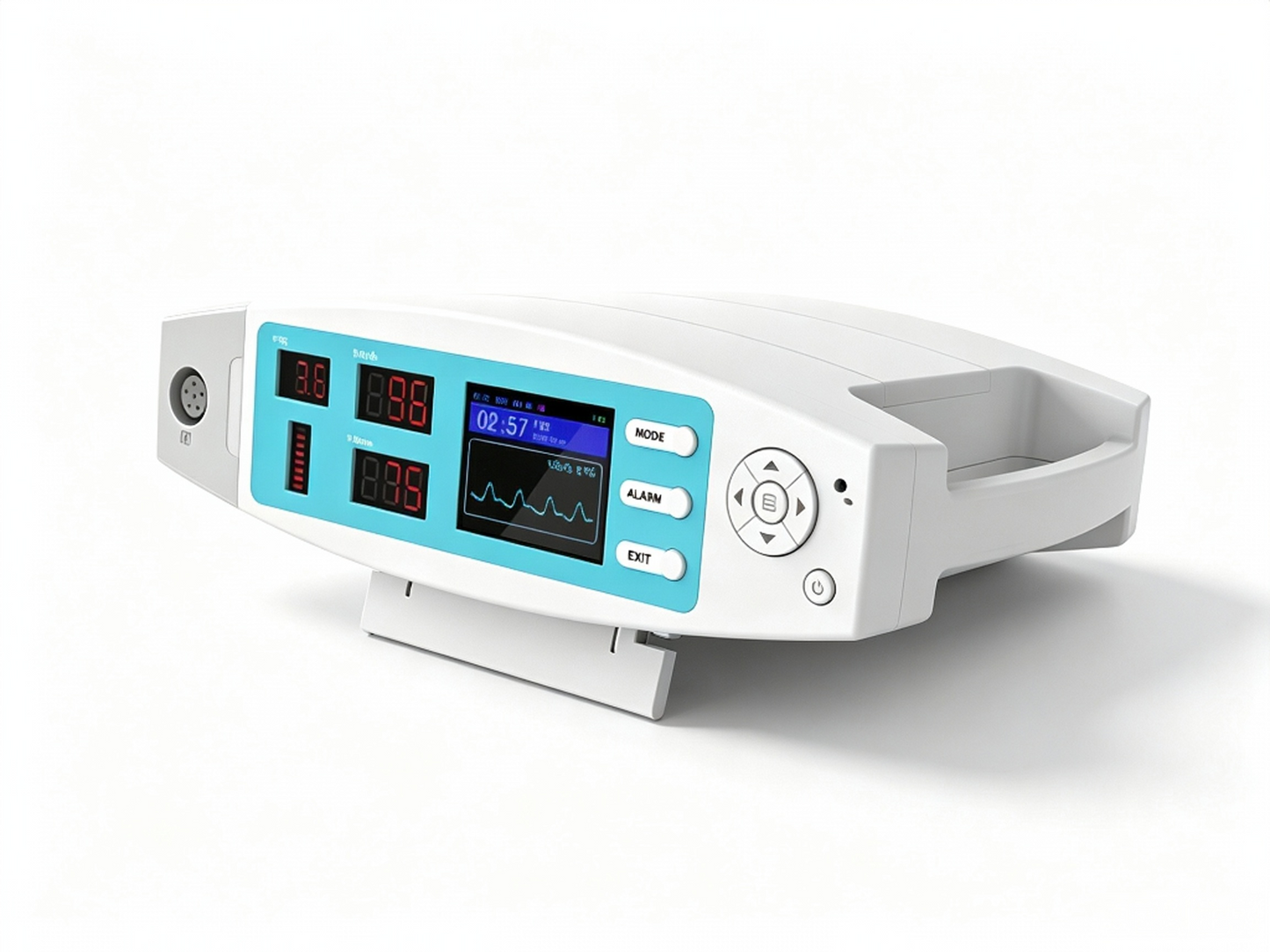 CMS70A Tabletop Pulse Oximeter | Desktop SpO2 Monitor with TFT Display & PC Software #