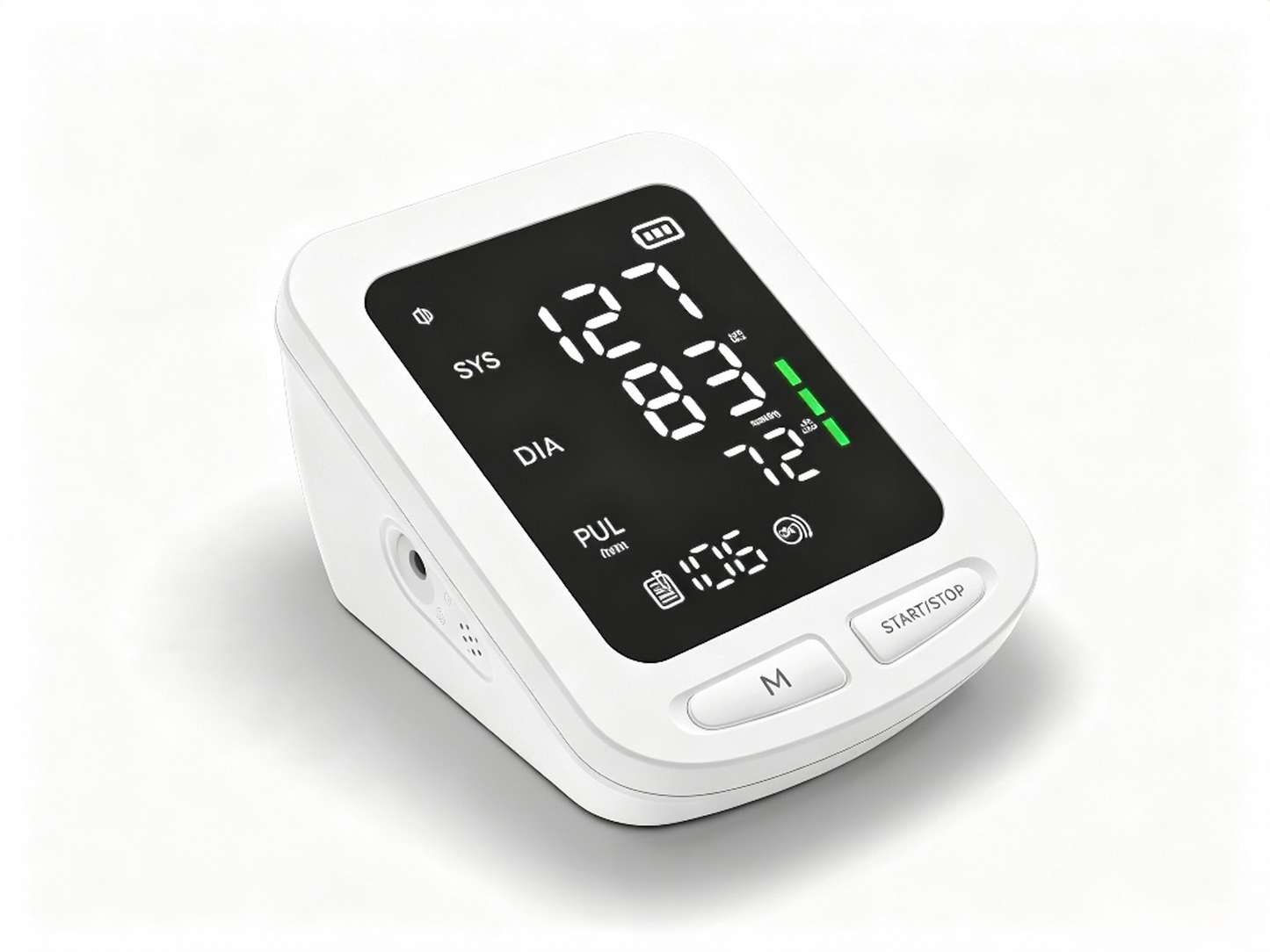 GHM-08E Electronic Sphygmomanometer | Upper Arm LED Blood Pressure Monitor with Voice Broadcast #