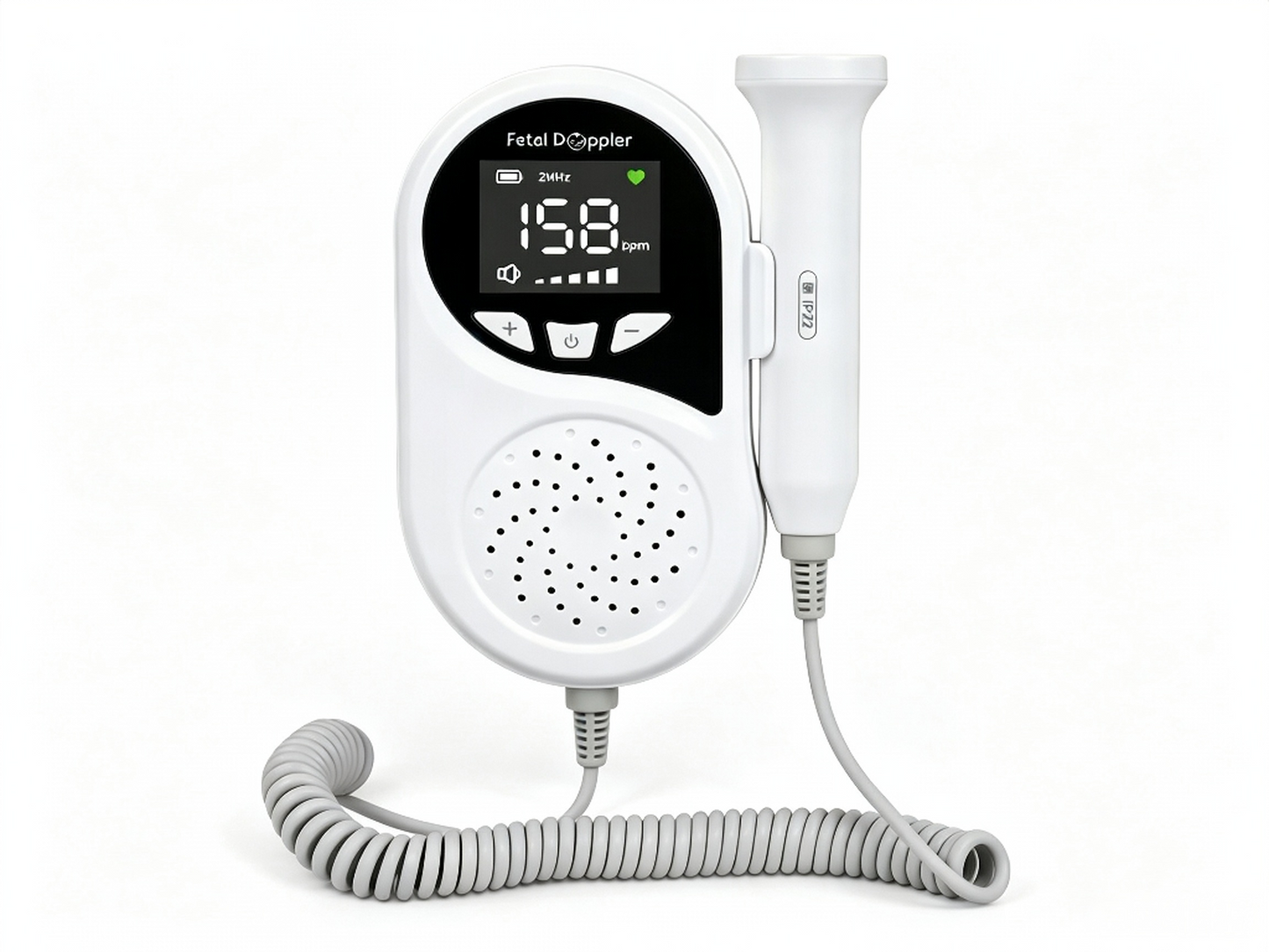 CONTEC10B BASIC Fetal Doppler | Home Use Baby Heart Rate Monitor with LED Display #