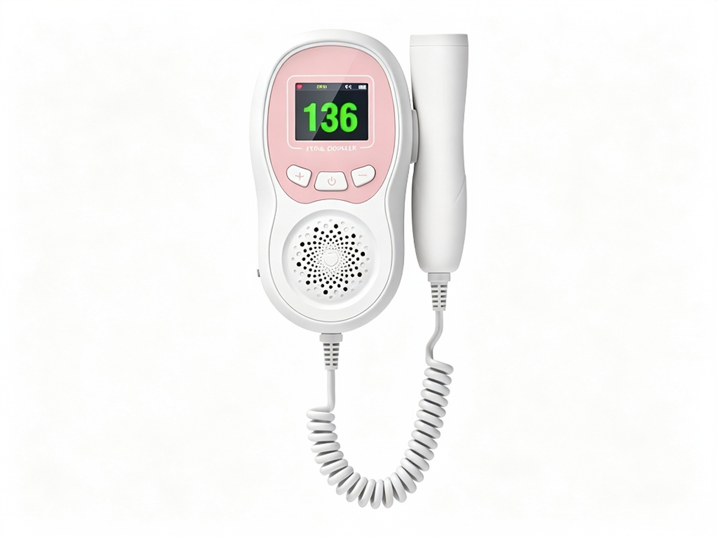 CONTEC10C Pocket Fetal Doppler | 1.77" LCD Baby Heart Monitor with Magnetic Probe #