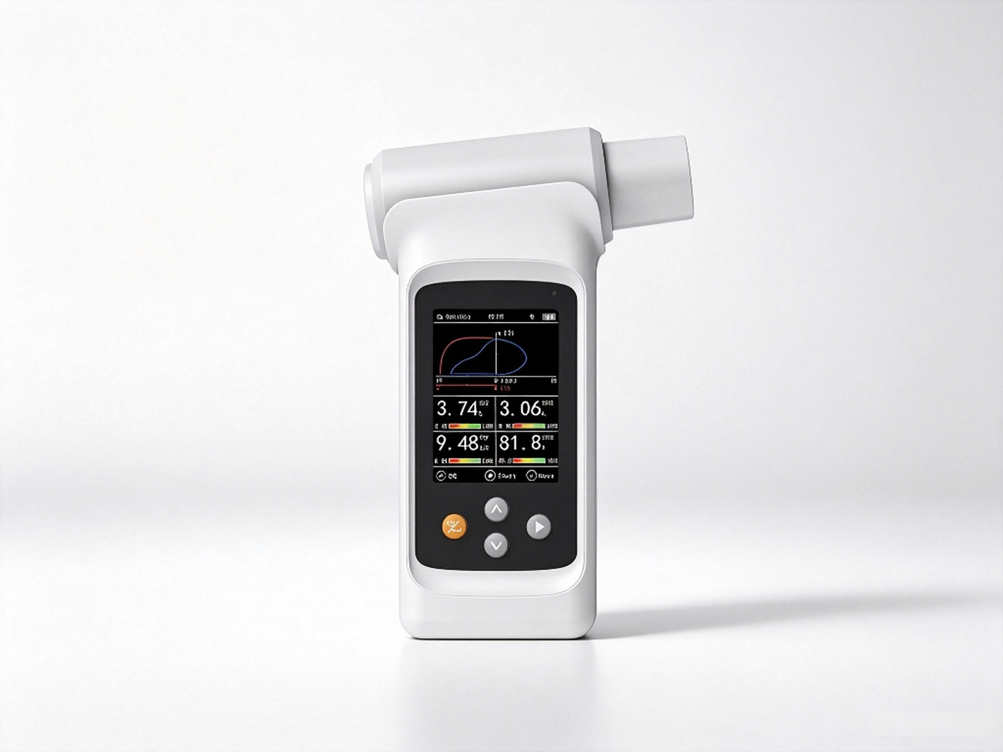 GHM-SP90 Spirometer | Handheld Digital Lung Function Tester with Bluetooth #
