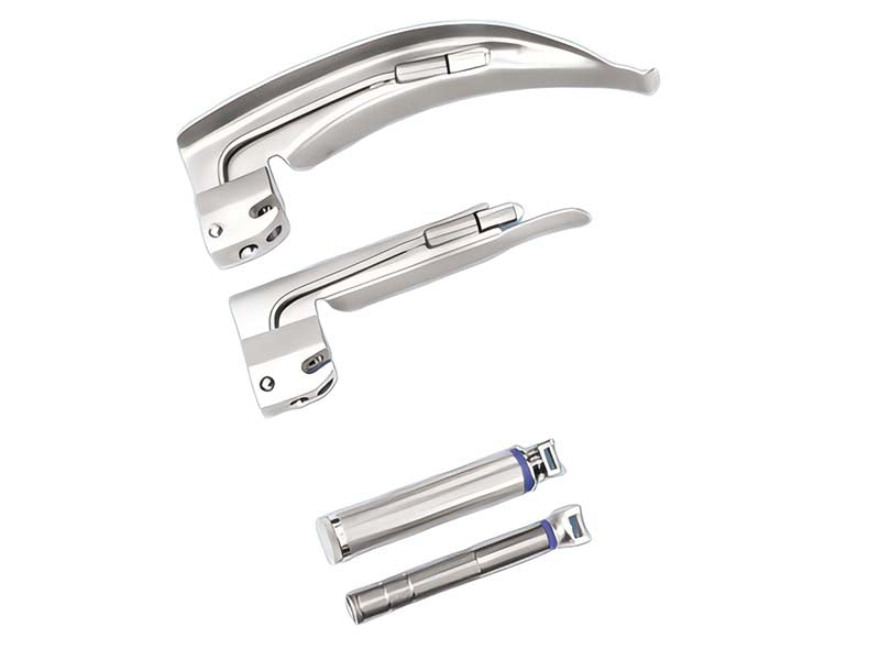 GHM Direct Buld Illuminated Laryngoscope With 3 Blades#