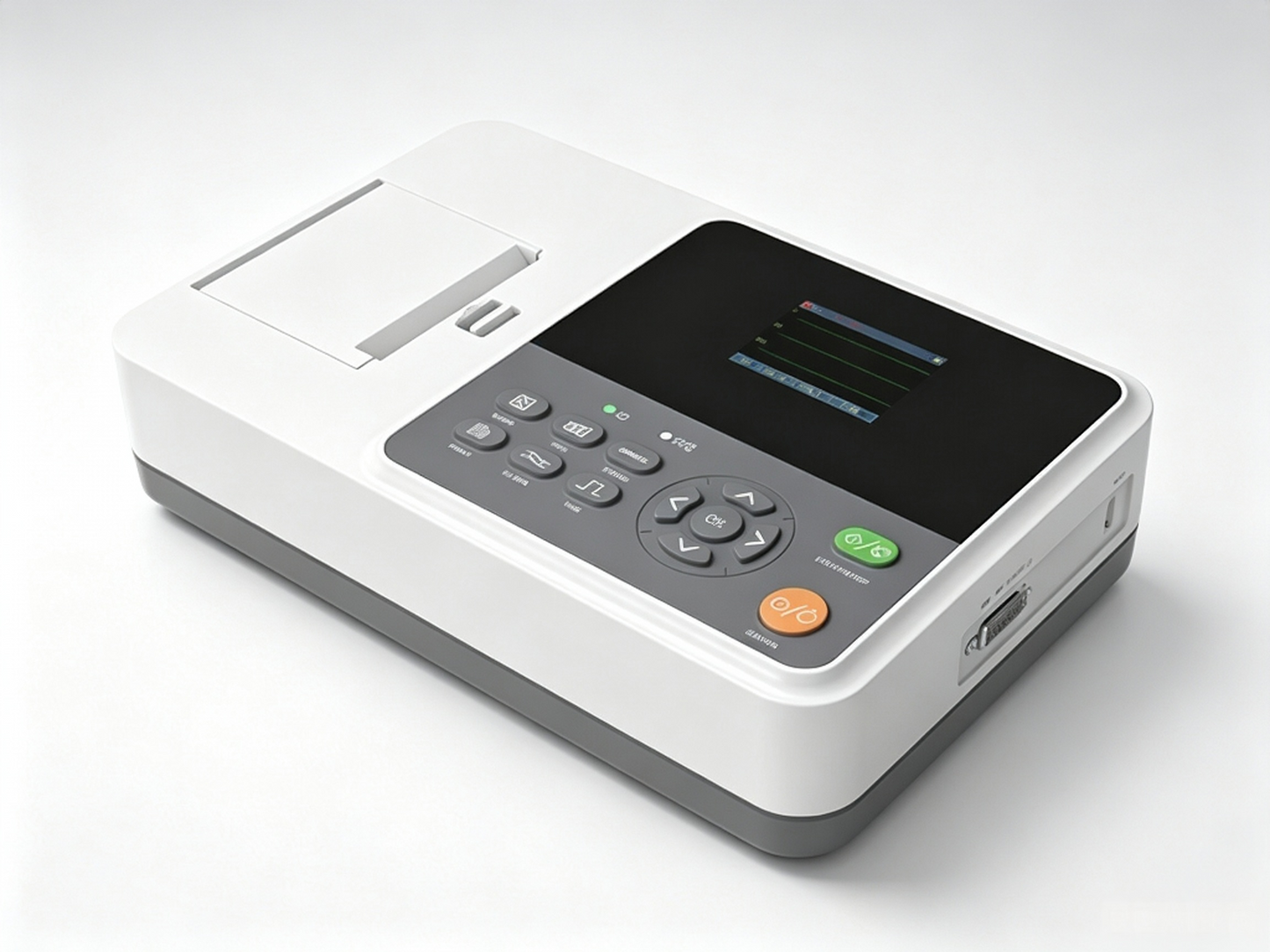 E3M 12-Lead ECG Machine | 3-Channel Electrocardiograph with Auto-Analysis #