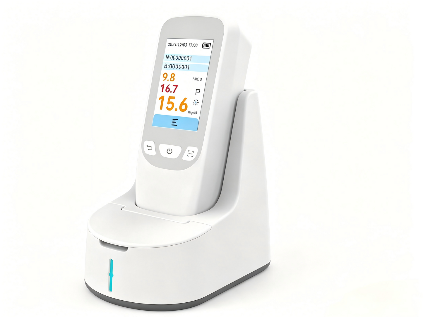 GHM L11T Bilirubin Meter – 2.8" Touchscreen Transcutaneous Jaundice Detector with Wi-Fi/Bluetooth, Wireless Charging, Code Scanning, and 200-Set Data Storage #