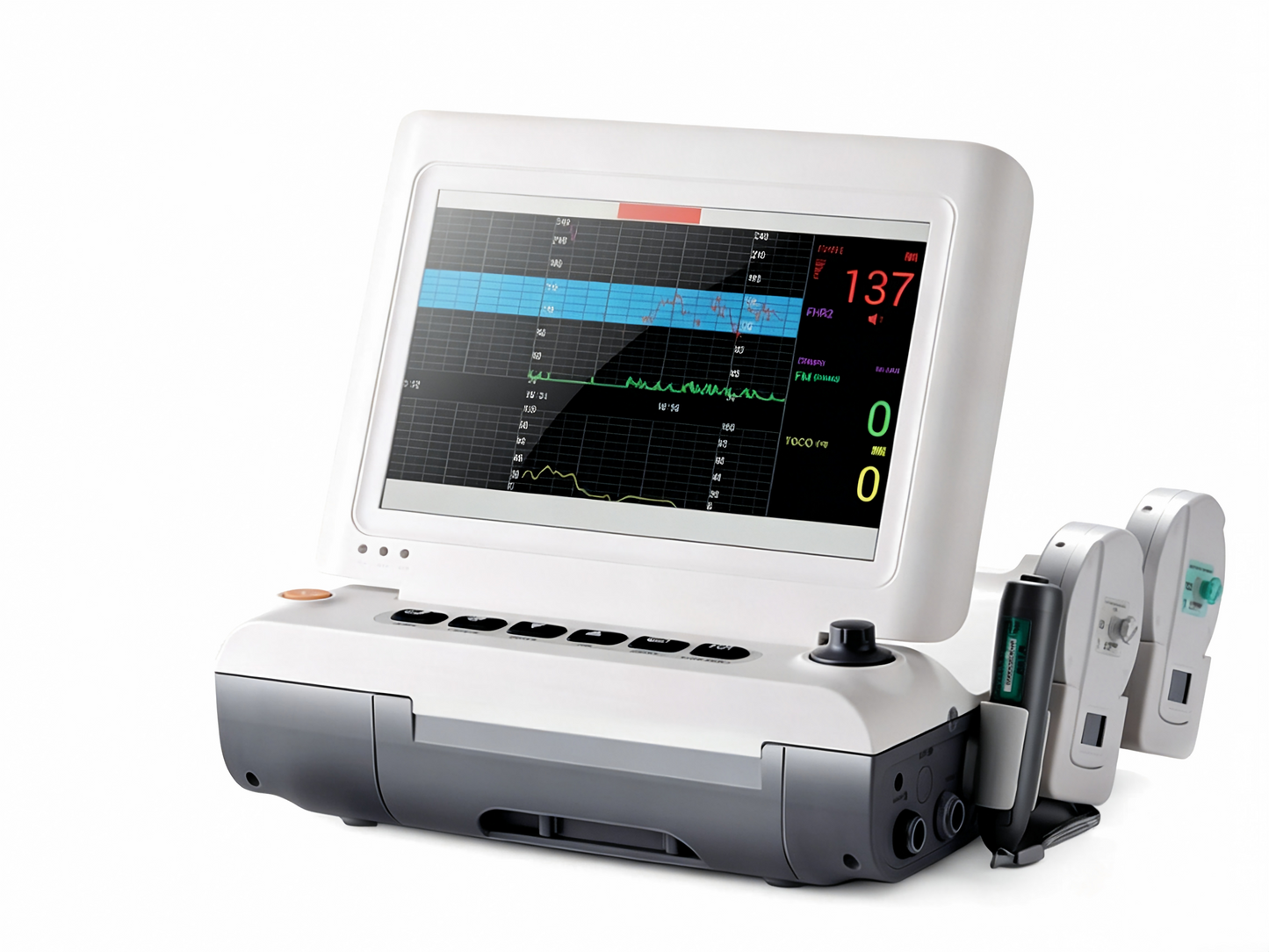 GHM L8ME Wireless Fetal Monitor – 10.2" Android Touchscreen Maternal/Fetal Monitor with WiFi, PDF Export, Wireless Probes, and 20,000-Hour Storage #