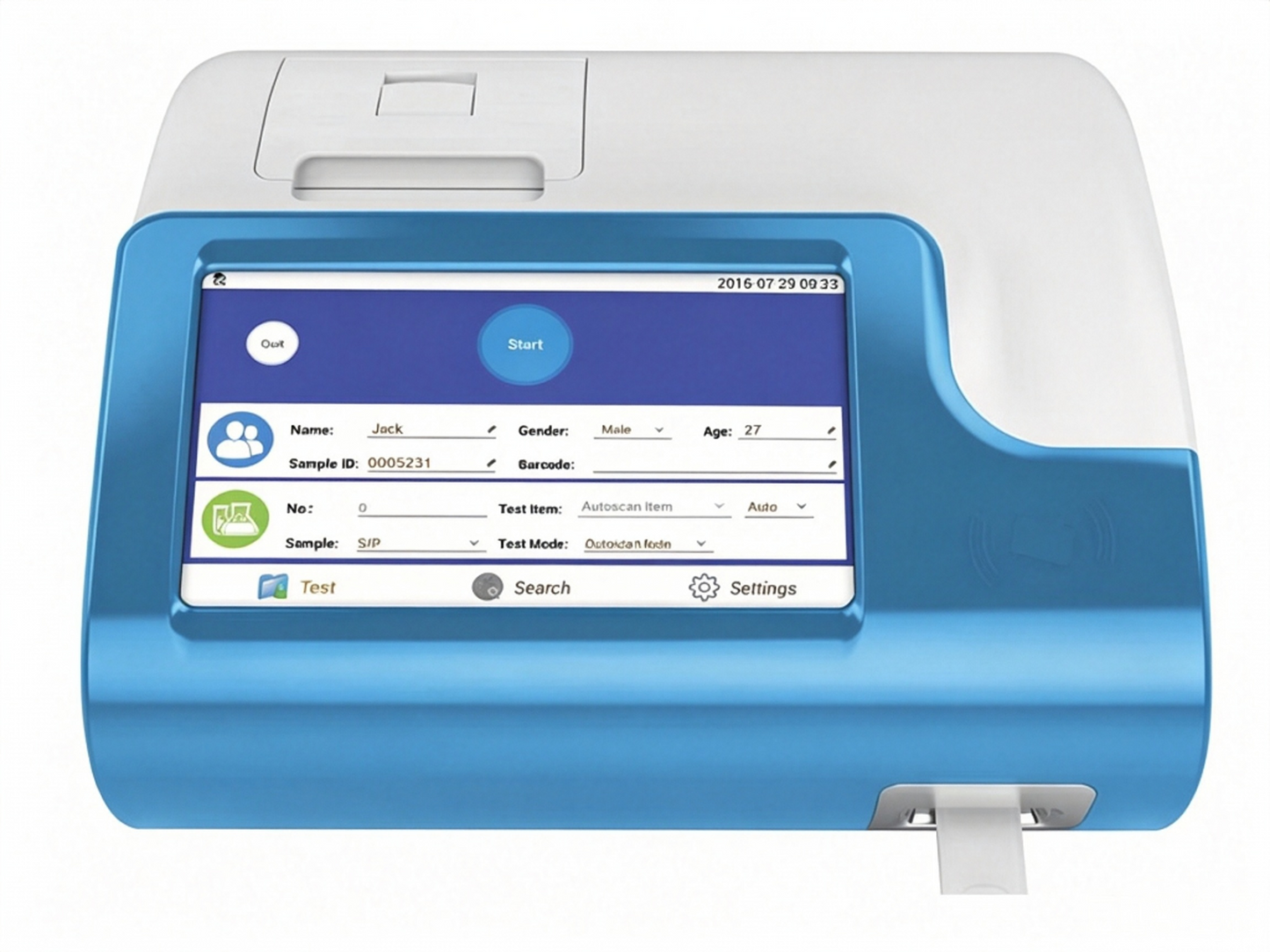GHM-1100 Immunofluorescence Quantitative Analyzer | POCT Immunoassay System