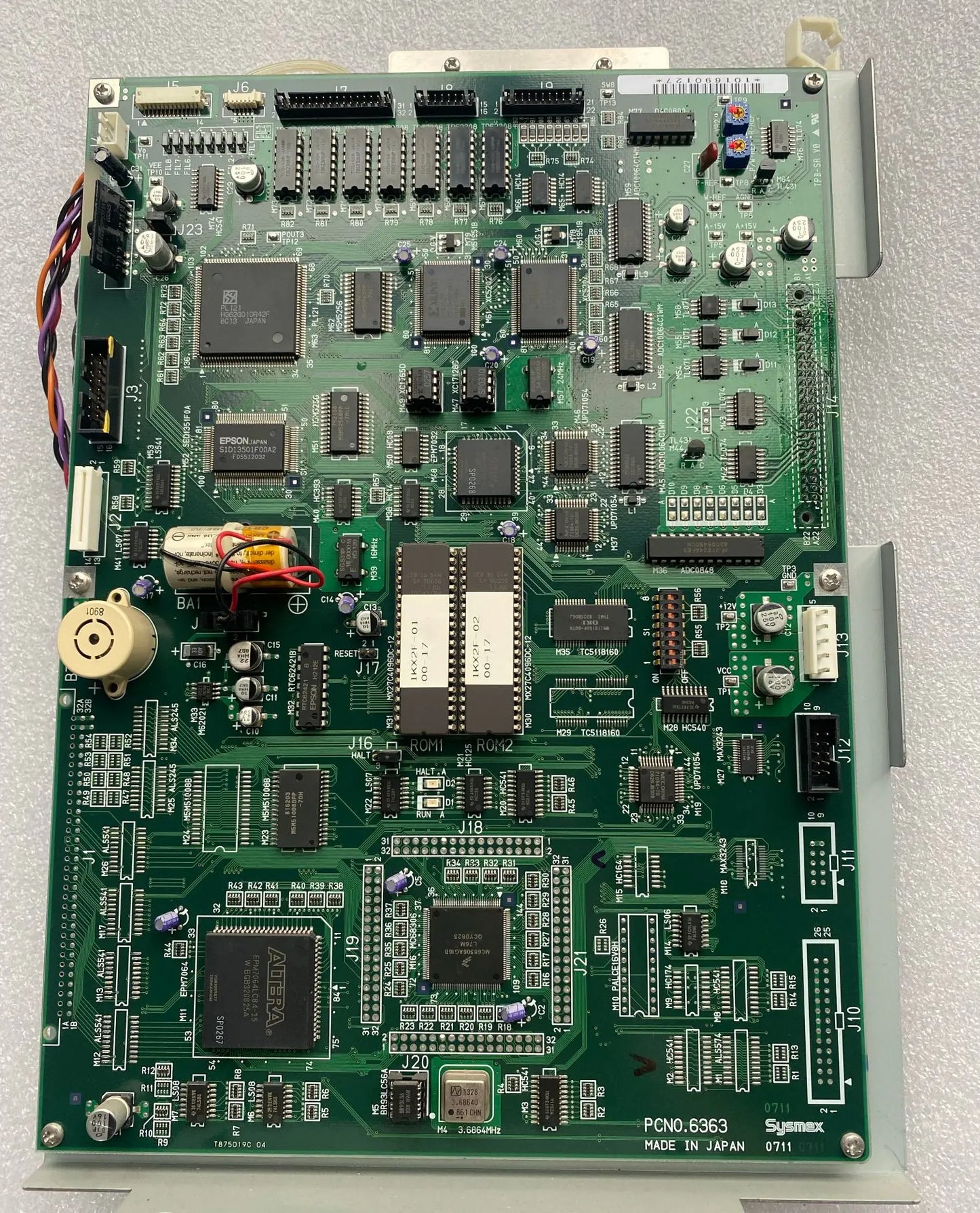 Sysmex KX-21 Hematology Analyzer Main Board, CPU Board(PCNO.6363) Spare Part #