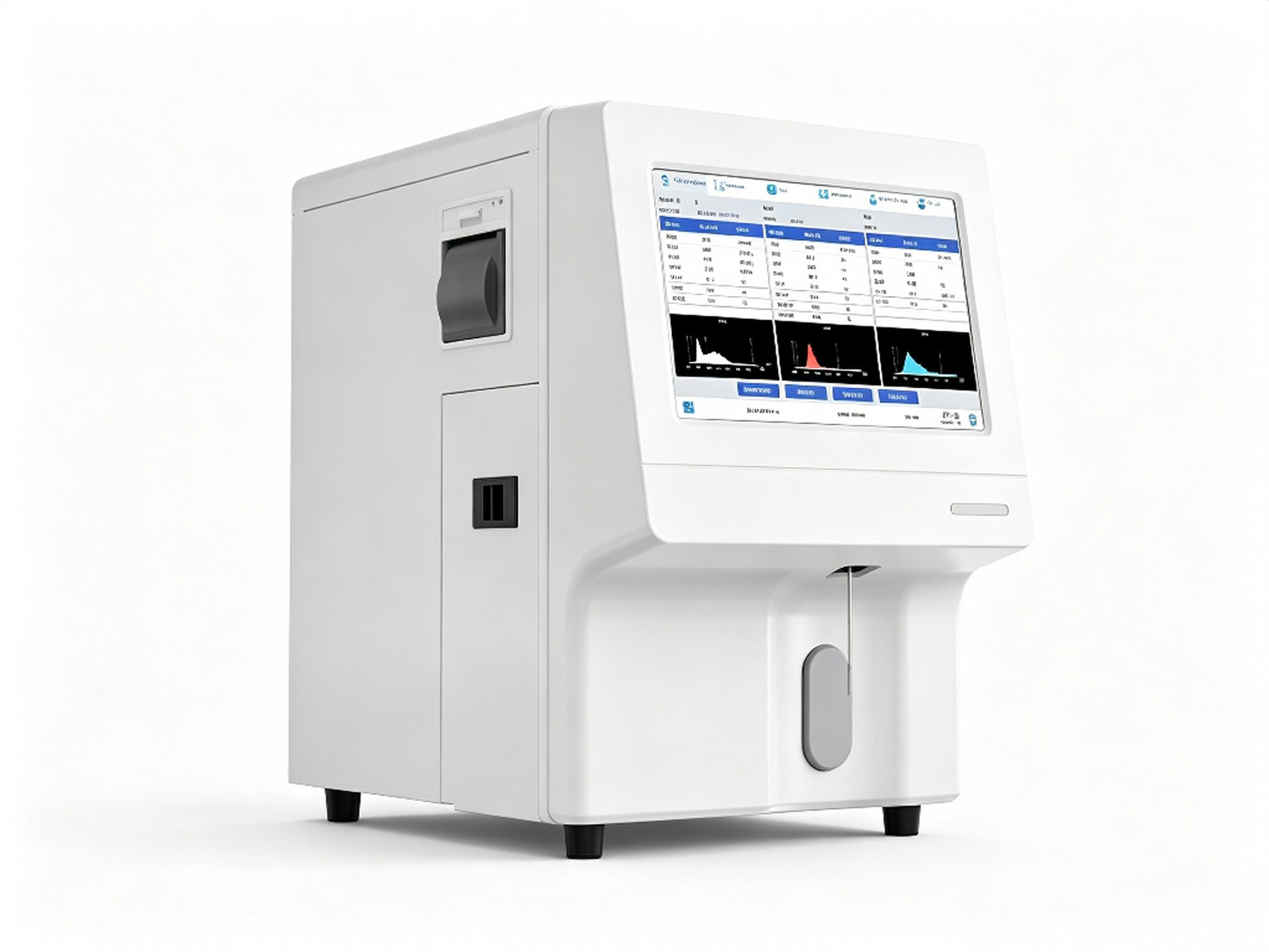 GHM-HA3200 Automatic Hematology Analyzer | 3-Part CBC System with Touch Screen #