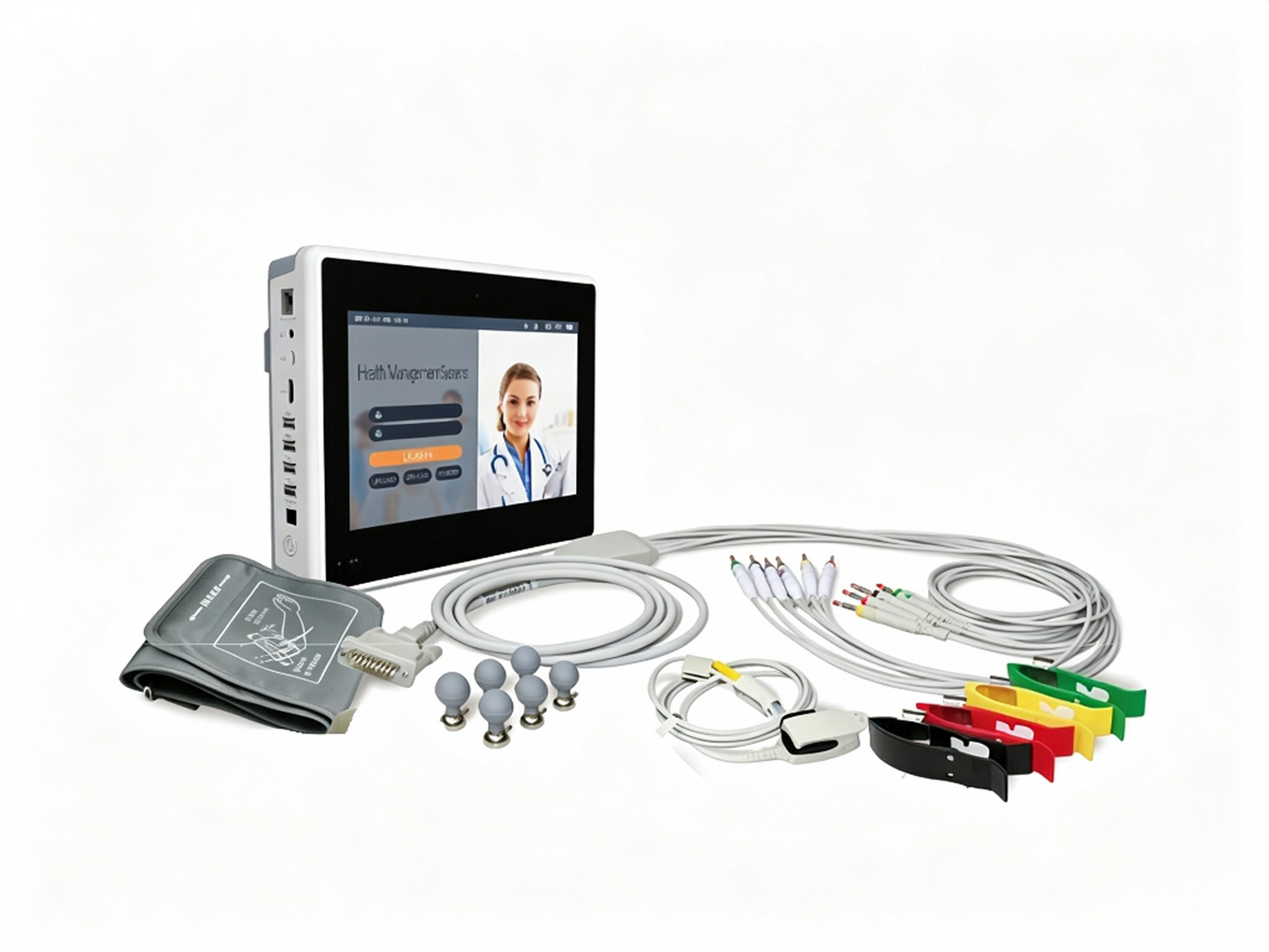 HMS7500 Multi‑parameter Vital Signs Monitor | Portable Home Health Device with 12‑Lead ECG & Cloud Platform #