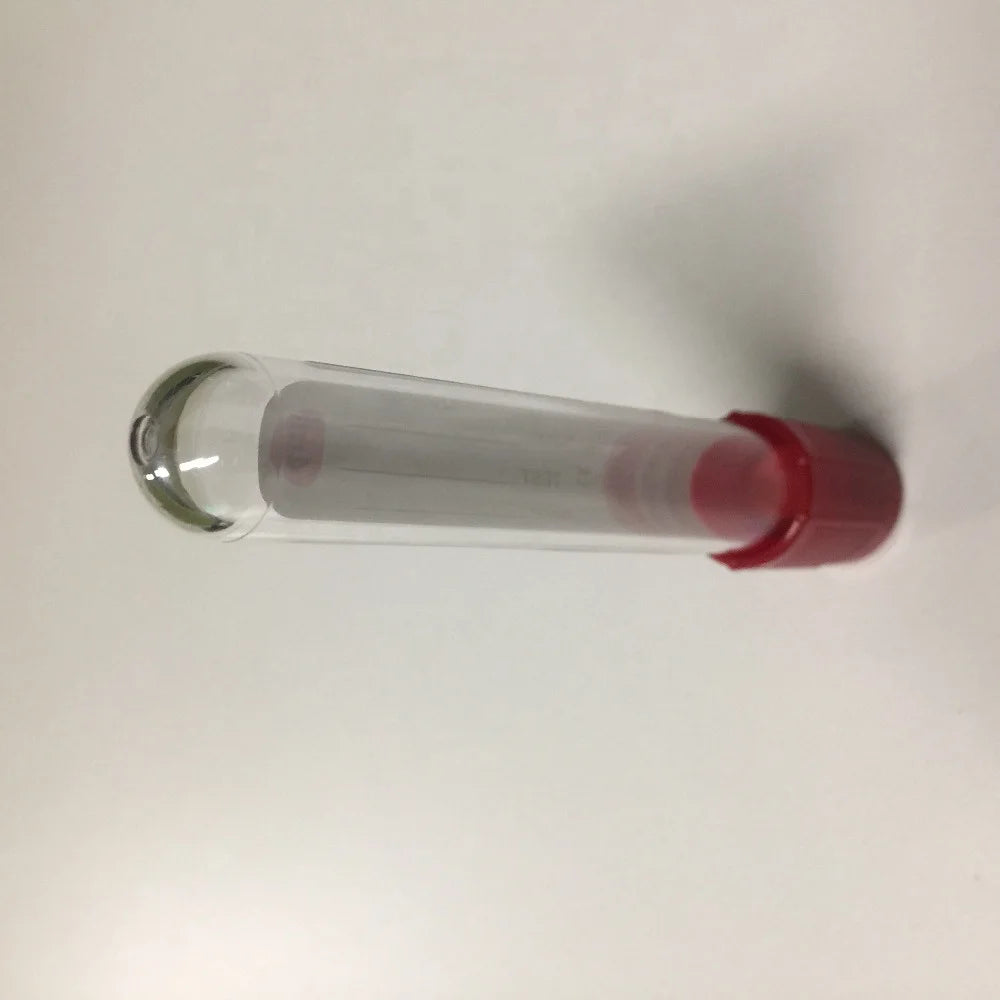 Red Cap No Additive Plasma Separation Tube Vacuum Blood Collection Tube #