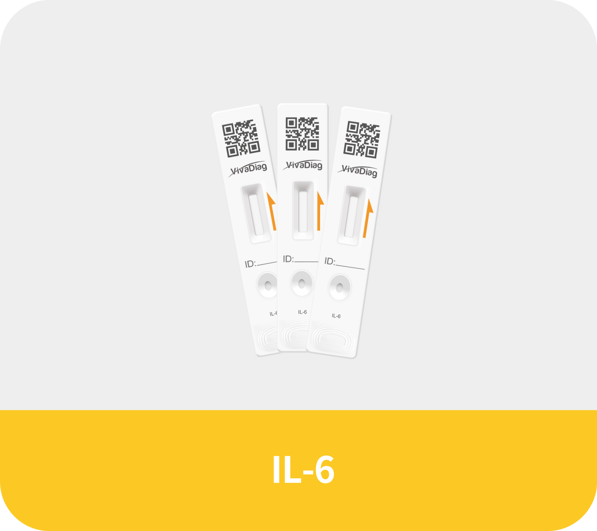 Global Healthcare Medical GHM IL6 US interleukin 6 test kit (FIA) - quantitative fluorescence immunoassay for IL-6 measurement in whole blood, serum, or plasma with 10-minute test time and 4-800 pg/mL measuring range