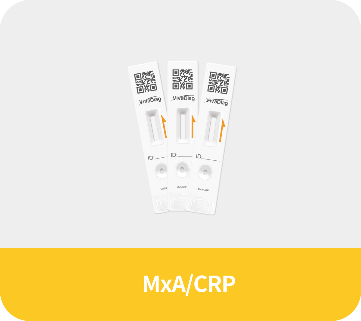 Global Healthcare Medical GHM MxA/CRP US myxovirus resistance protein A and C-reactive protein test kit (FIA) - quantitative fluorescence immunoassay for MxA and CRP measurement in whole blood, serum, or plasma with 15-minute test time for viral and bacterial infection differentiation