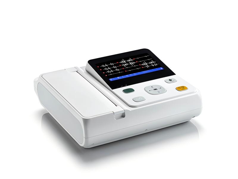 PE-E12C 12-Lead ECG Monitor | 7" Touch Screen ECG Machine for Medical Office