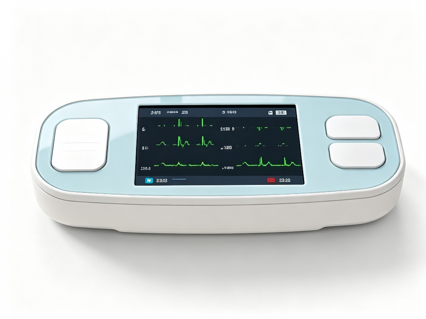 PM20 Portable ECG Monitor | 2.4" Color Screen Personal ECG Machine for Home Use #