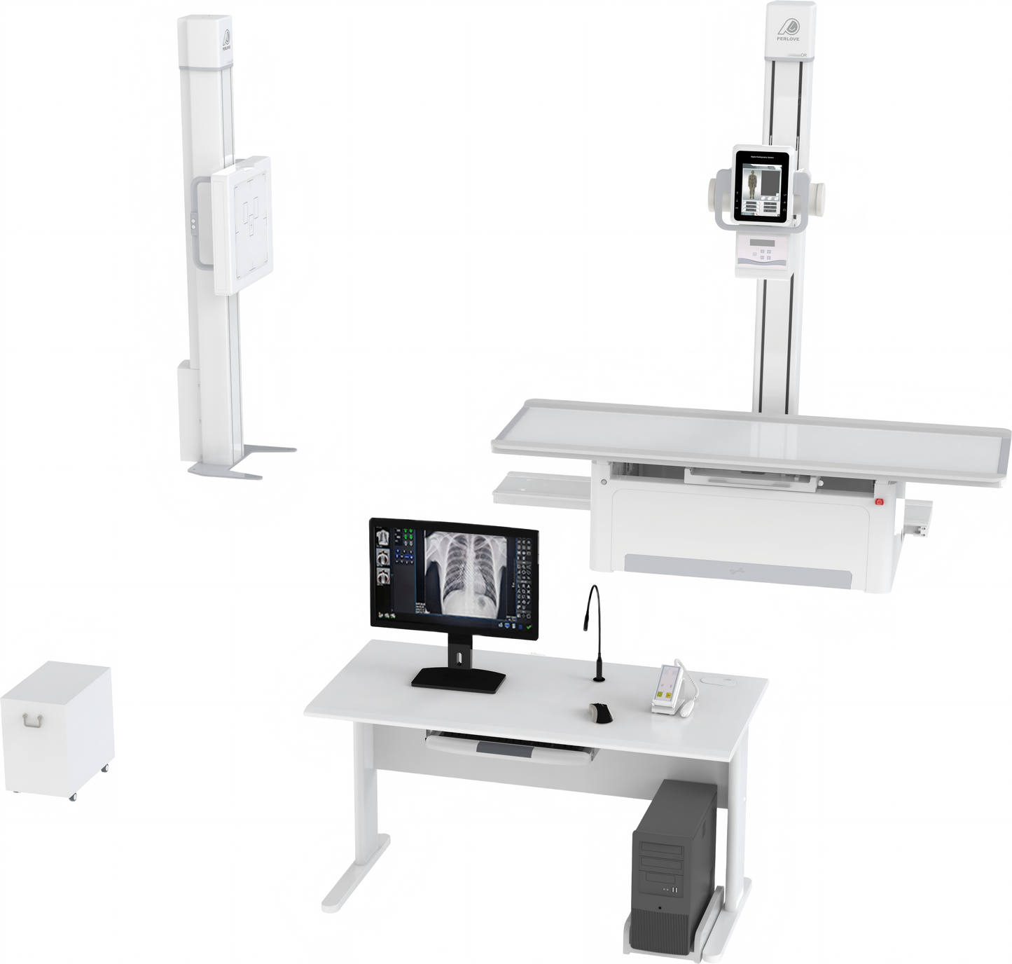 Perlove High Frequency Radiography & Fluoroscopy Digital X-ray System PLD6500E #