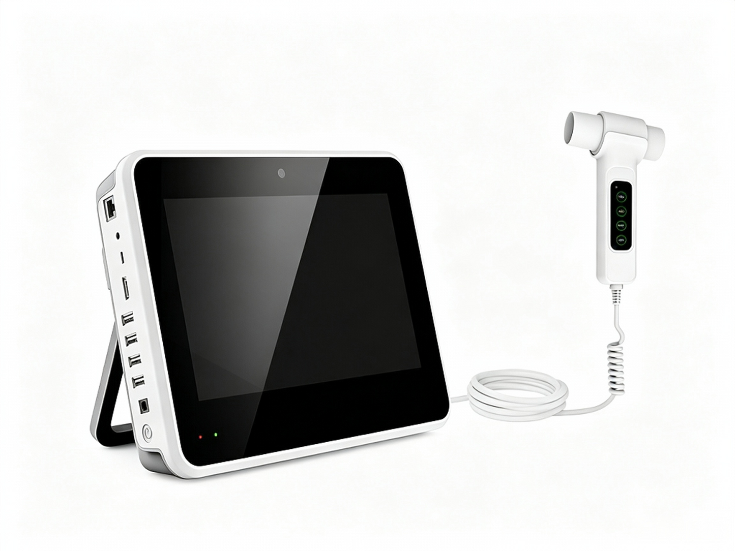 GHM-SP100A Spirometer | 10.1" Touch Screen Lung Function Tester with Wi‑Fi #