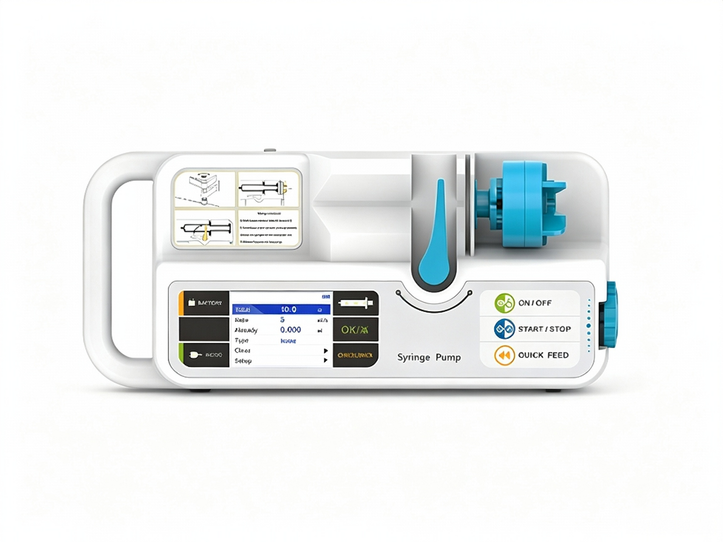 SP950 Syringe Pump | High-Precision Infusion Pump with Automatic Syringe Detection #