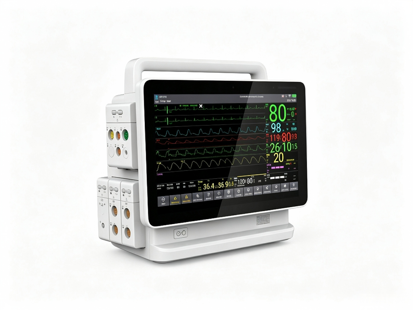 TS13 Modular Patient Monitor | 13.3" Touch Screen Multi‑Parameter Vital Signs Monitor #