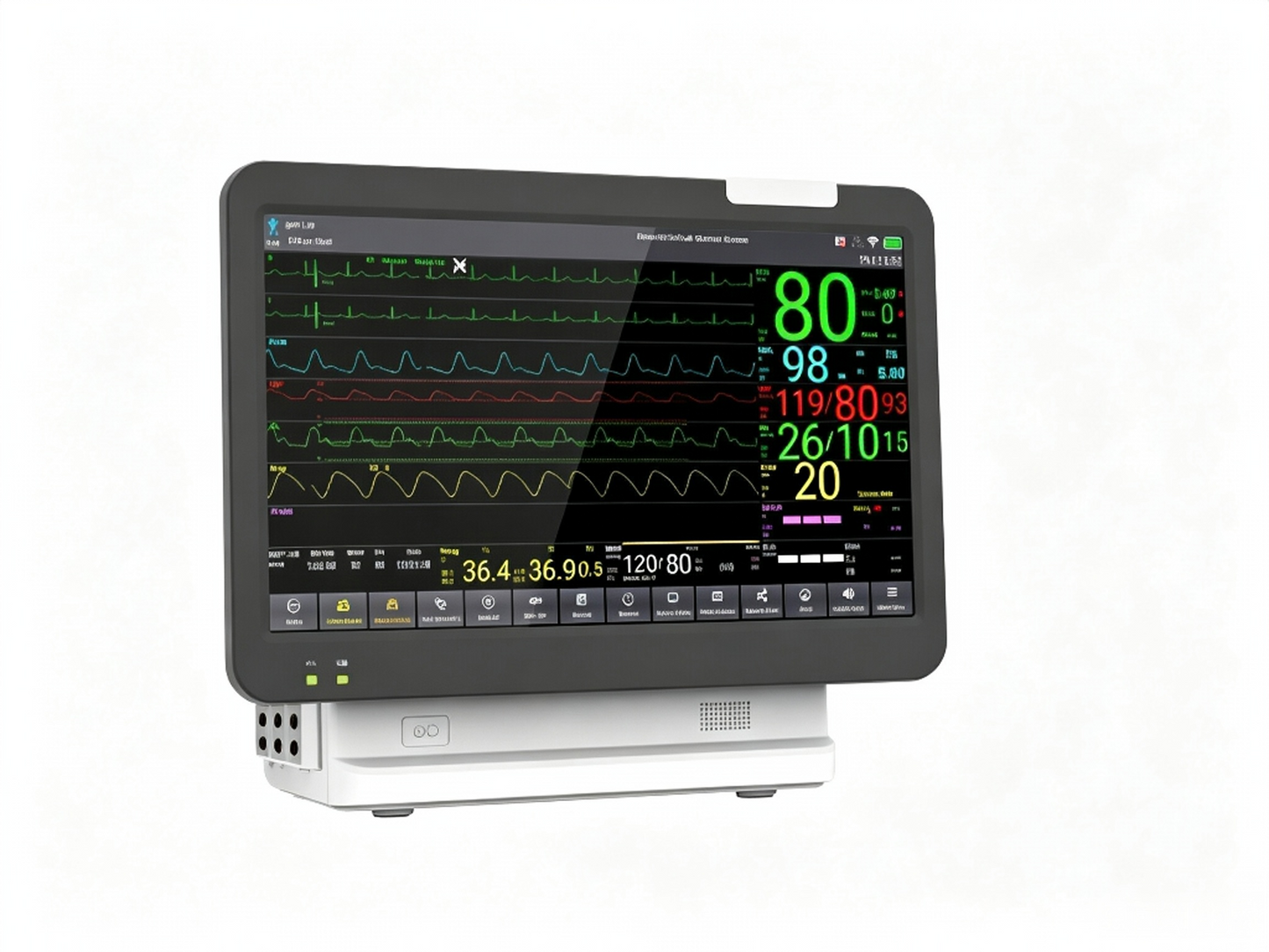 TS18 Patient Monitor | 17.3" Touch Screen Modular Vital Signs Monitor for ICU & OR #